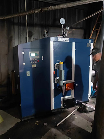 多乐300公斤生物质蒸汽发生器发往泰州服饰企业